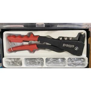 New Vtg Allied Hand Riveter Set with Storage Case -102 Pc Set -Model 47-R102
